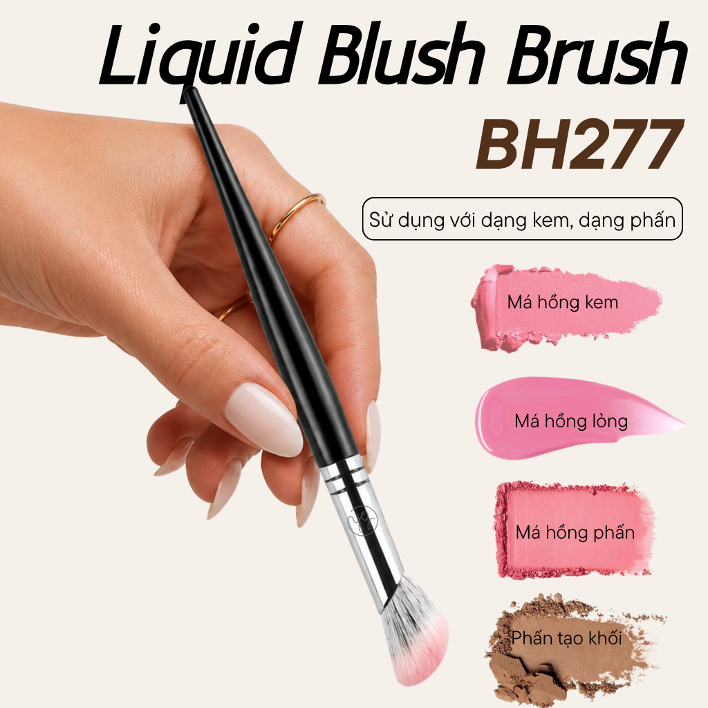 Cọ Má Hồng Dạng Kem BH Cosmetics Liquid Blush Brush BH277